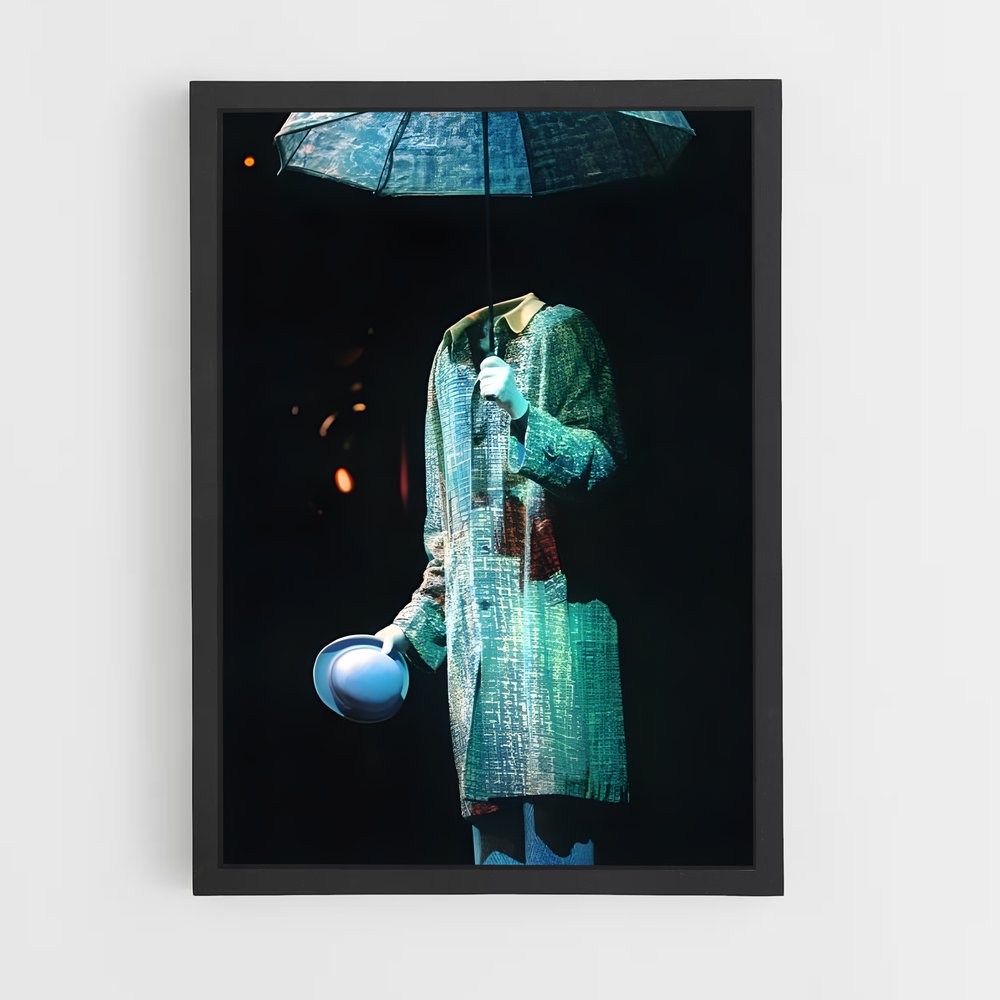 Poster L'Homme au Parapluie – affiche Cirque (vue 2)